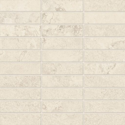 Lunaris Beige 1x4 Porcelain Mesh Mosaic Matte